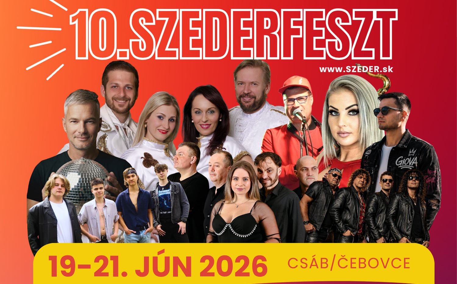Összeállt a 2026-os jubileumi 10. szederFESZT programja